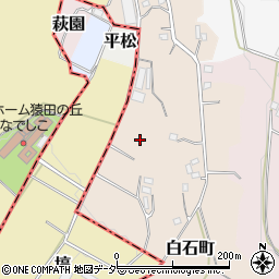 千葉県銚子市白石町周辺の地図