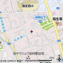 東京都福生市福生1135周辺の地図