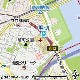 東京未来大学　体育館周辺の地図