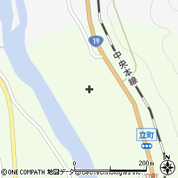 長野県上松町（木曽郡）立町周辺の地図