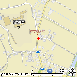 千葉県香取郡多古町多古174周辺の地図