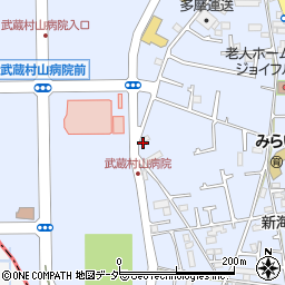 アイン薬局　武蔵村山店周辺の地図