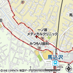 千葉県鎌ケ谷市馬込沢3周辺の地図