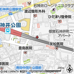 おせんべいやさん本舗煎遊石神井店周辺の地図