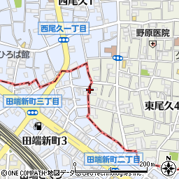 新実宅akippa駐車場周辺の地図