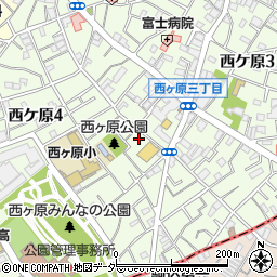 丸正　西ヶ原店周辺の地図
