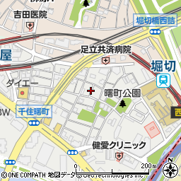 東京都足立区千住曙町29周辺の地図
