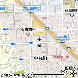 東京都板橋区中丸町50周辺の地図