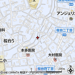 ストークビレッヂ桜台Ｂ周辺の地図