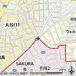 東京都板橋区大山西町28周辺の地図