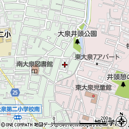 東京都練馬区南大泉1丁目42周辺の地図