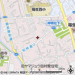 東京都福生市福生1248周辺の地図