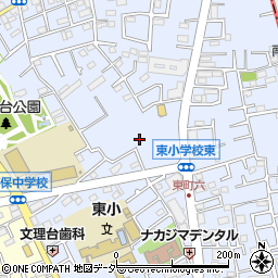 東京都西東京市東町周辺の地図