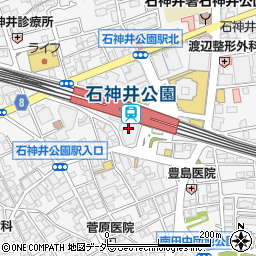 ビック・ママ　エミオ石神井公園店周辺の地図