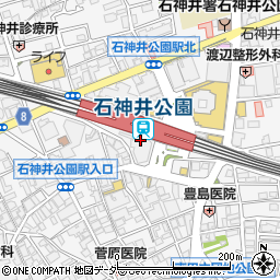 ＡＢＣ‐ＭＡＲＴ　エミオ石神井公園店周辺の地図