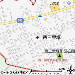 千葉県成田市西三里塚周辺の地図