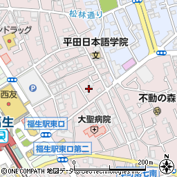 東京都福生市福生882-1周辺の地図