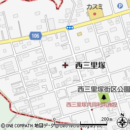 千葉県成田市西三里塚周辺の地図