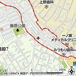 千葉県鎌ケ谷市馬込沢周辺の地図