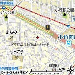 ゲルテッヒェン小竹向原周辺の地図