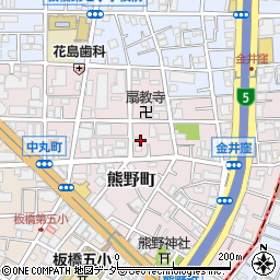 東京都板橋区熊野町30周辺の地図