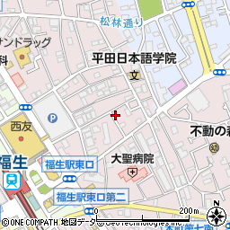 東京都福生市福生882周辺の地図