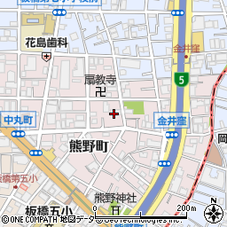 東京都板橋区熊野町29周辺の地図