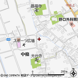 山梨県韮崎市中田町中條742周辺の地図