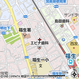 東京都福生市福生1027-10周辺の地図