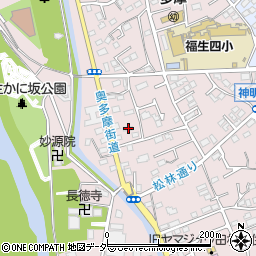 東京都福生市福生1213周辺の地図