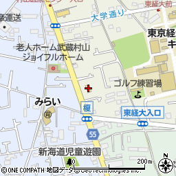 セブンイレブン武蔵村山学園５丁目店周辺の地図