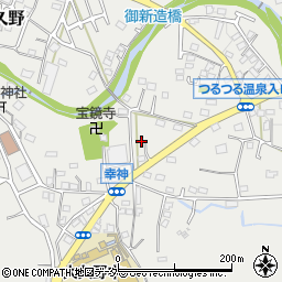 東京都西多摩郡日の出町大久野1662周辺の地図