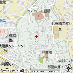 東京都板橋区向原3丁目周辺の地図