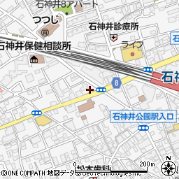 トップレディ石神井店周辺の地図