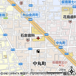 東京都板橋区中丸町52周辺の地図