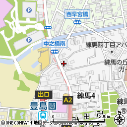 豊島園ガーデンハウス周辺の地図