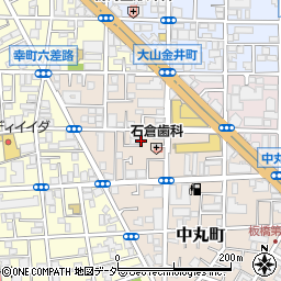 東京都板橋区中丸町48周辺の地図