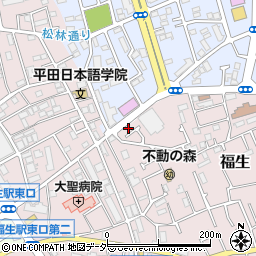 東京都福生市福生2120周辺の地図