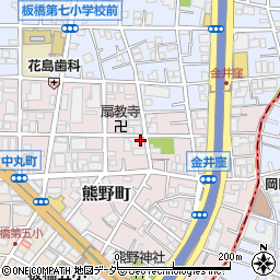 リパーク板橋熊野町第６駐車場周辺の地図