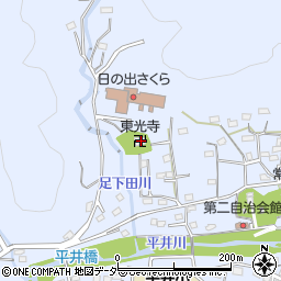 東京都西多摩郡日の出町平井3611周辺の地図