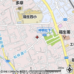 東京都福生市福生1254周辺の地図