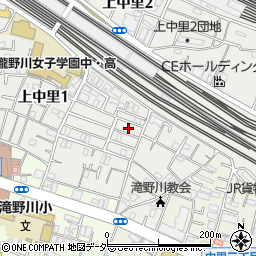 東京都北区上中里1丁目15周辺の地図