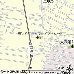ランドロームジャパン・フードマーケットフレンド三咲店周辺の地図