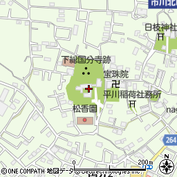 下総国分寺周辺の地図