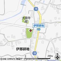 伊那森神社周辺の地図