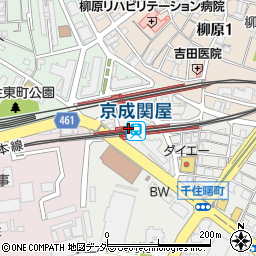 東京都足立区千住曙町2周辺の地図