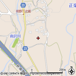 山梨県北杜市明野町三之蔵255周辺の地図