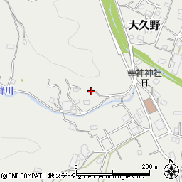 東京都西多摩郡日の出町大久野2105周辺の地図