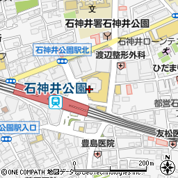 ファミリーマート石神井公園店周辺の地図