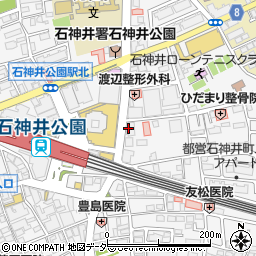 ファミリーマート石神井公園北口店周辺の地図
